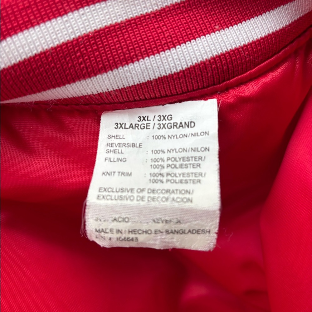 Vintage The Ohio State Reversible Starter Jacket 3xl - Picture 3 of 3